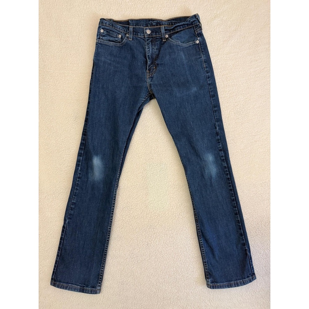 Levis 512 Jeans Mens 31x32 Blue Slim Tapered Stretch Denim Pants Medium Wash